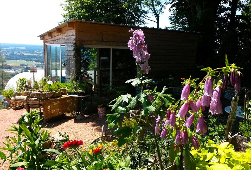 jardin suspendu à vichy en Auvergne